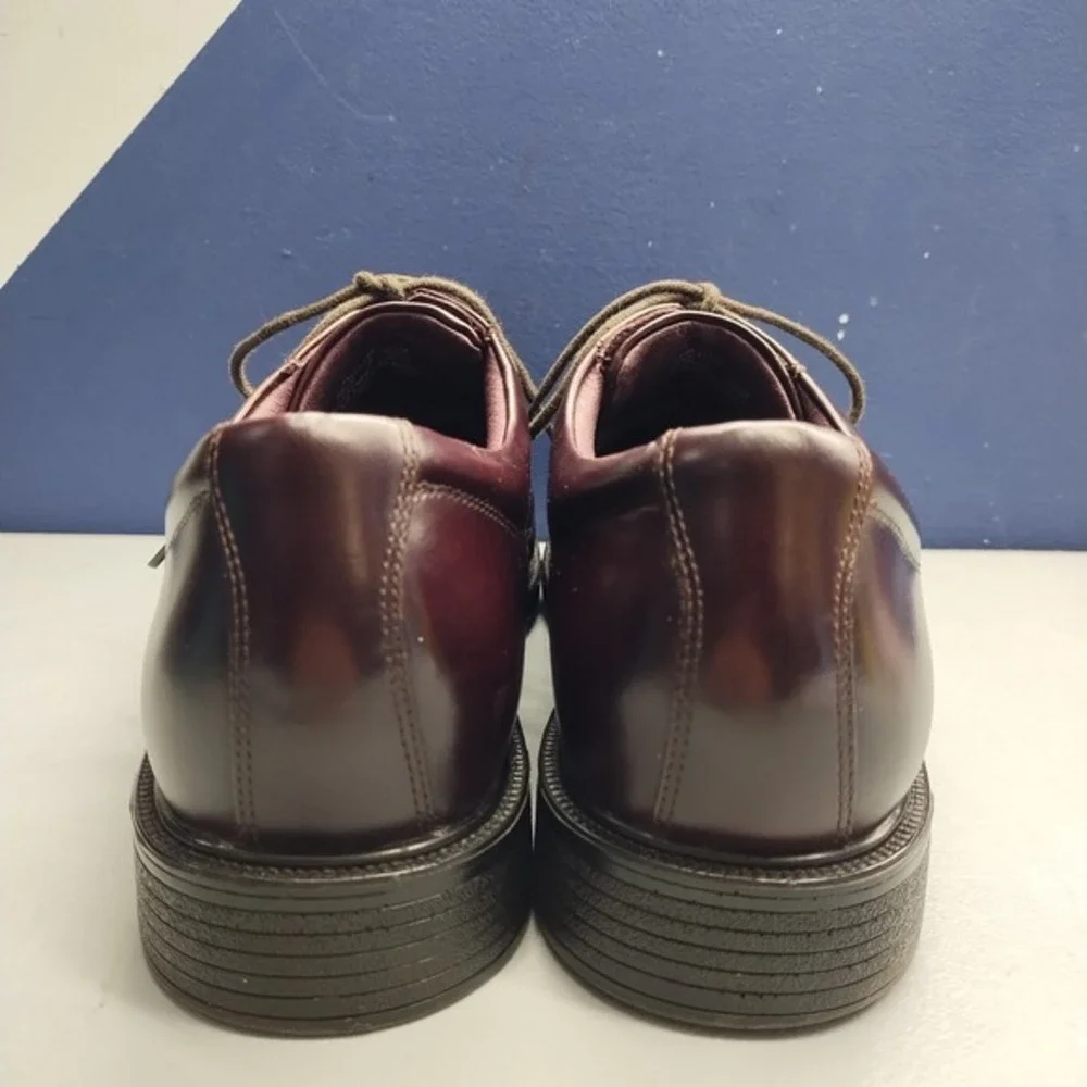 Rockport Ellingwood‎ Oxford Shoes Mens Size 11M Burgundy Leather Waterproof EUC